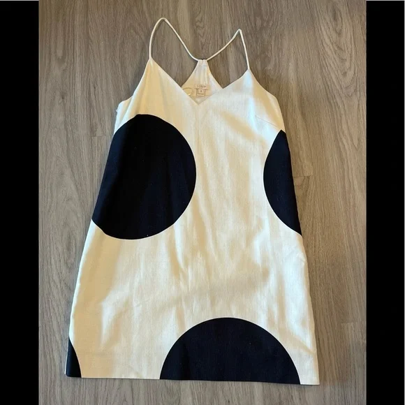 J Crew Swing Dress Cotton Linen - Picture 1 of 6